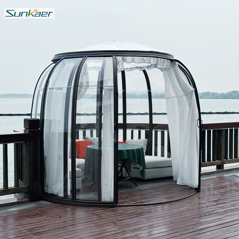 Dome House Material Guide: PC Sheets vs. PVC Sheets