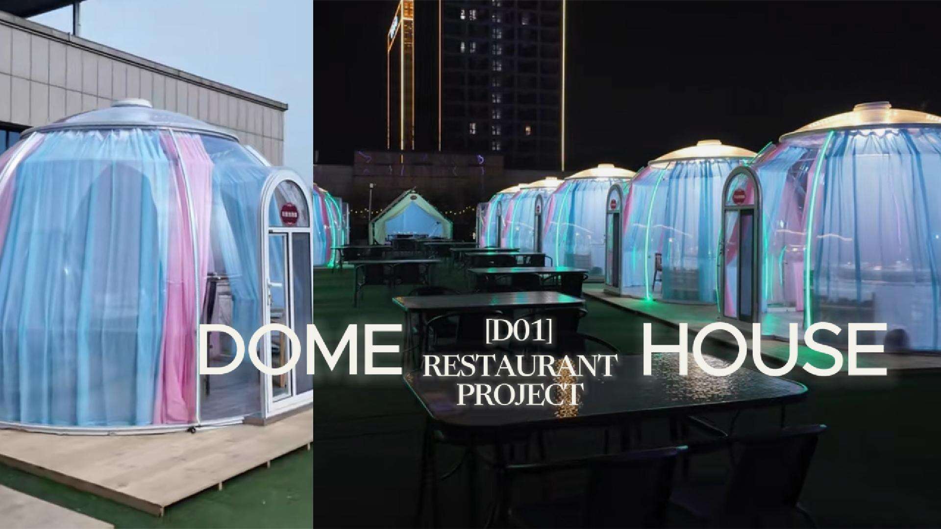 Sunkaer Dome House for Outdoor Restaurant: Create Viral Dining Experiences Year-Round