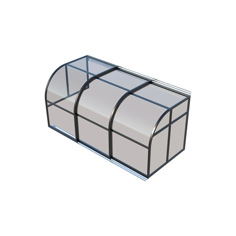 Waterproof Gazebo Outdoor Glass Balcony Covering Retractable Enclosure