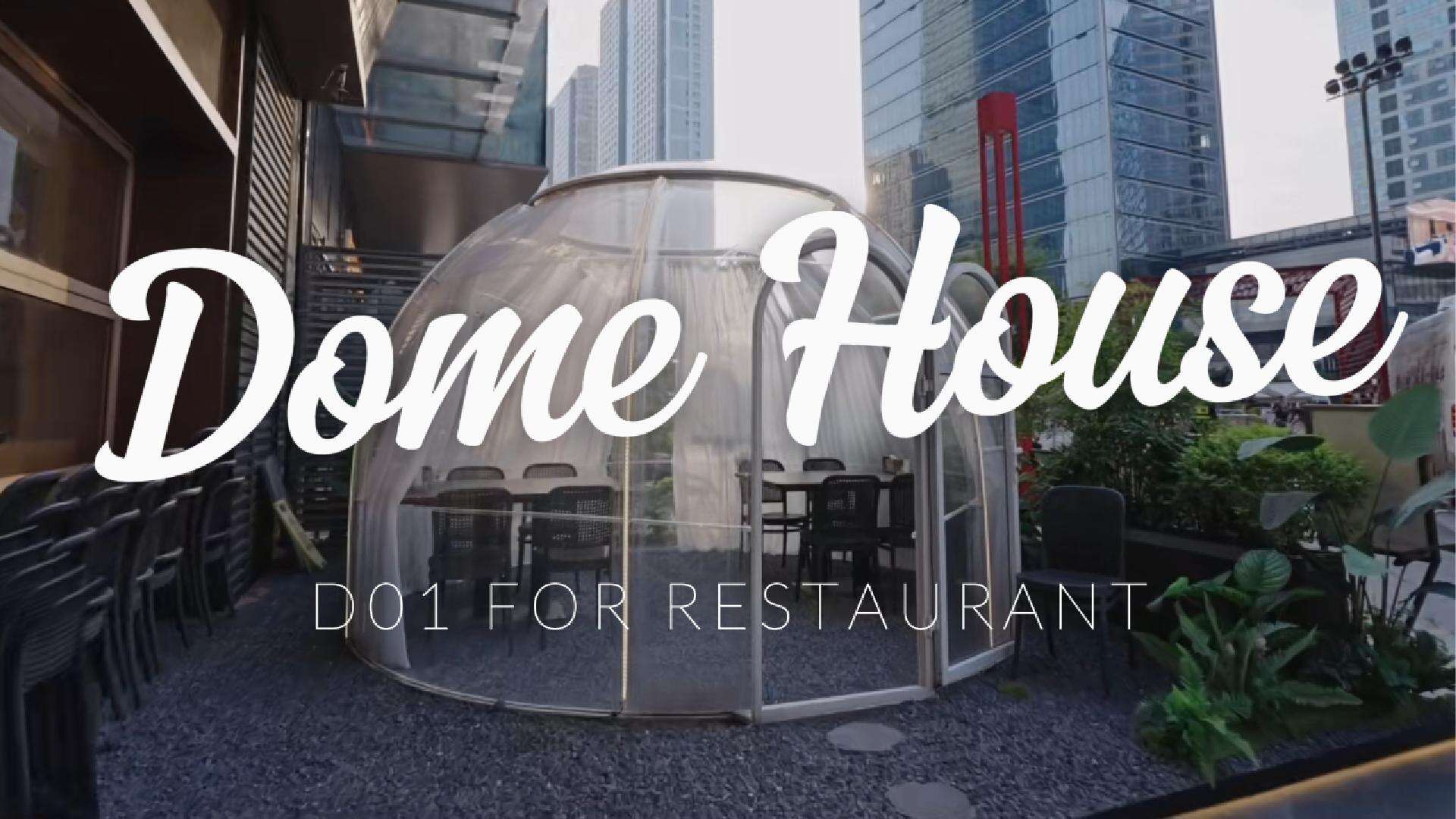 Sunkaer Dome House Restaurant Installation: Create Instagrammable Outdoor Dining That Goes Viral