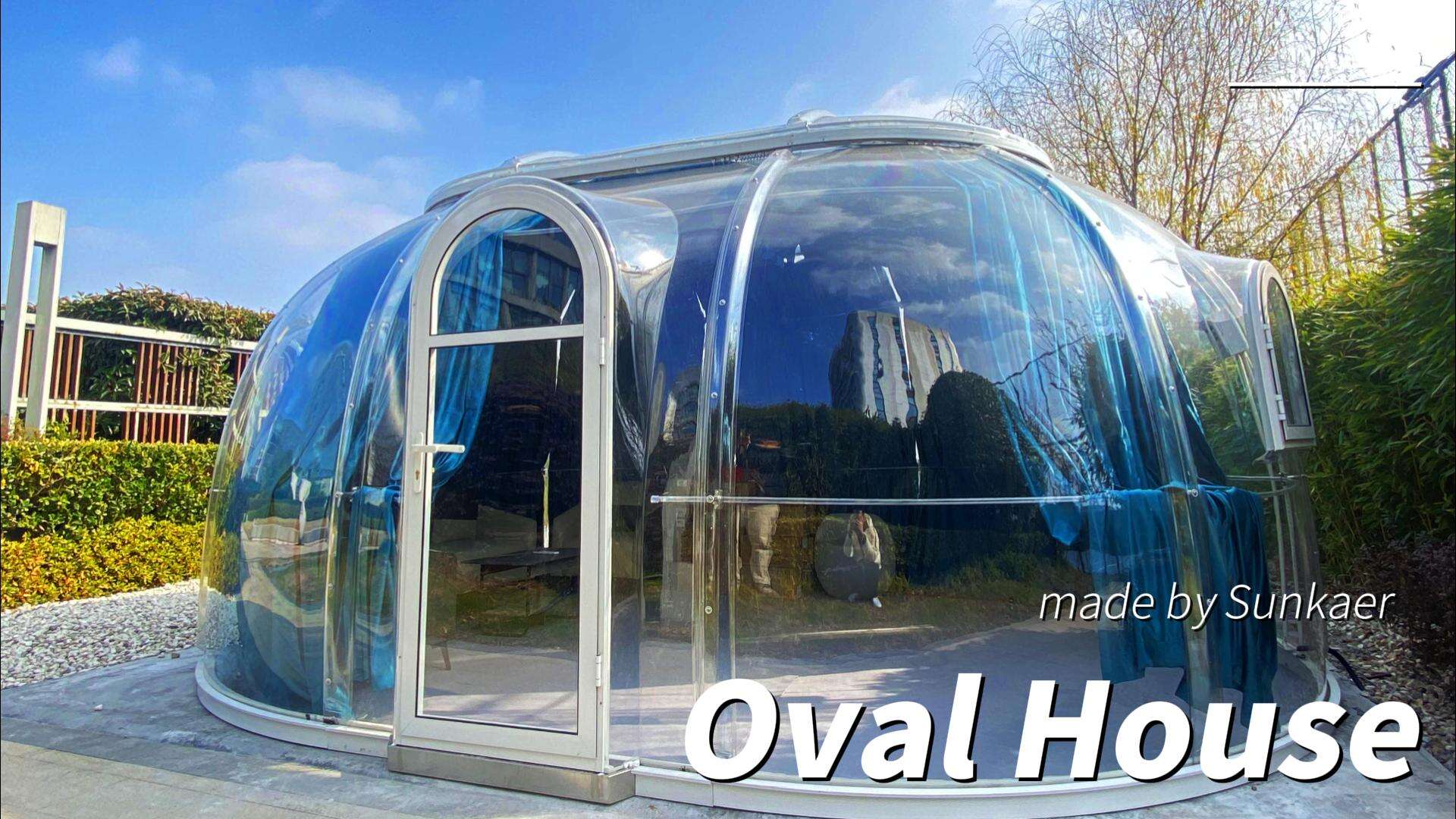 More Space, More Views: The Sunkaer Oval Dome for Villa Backyard Living