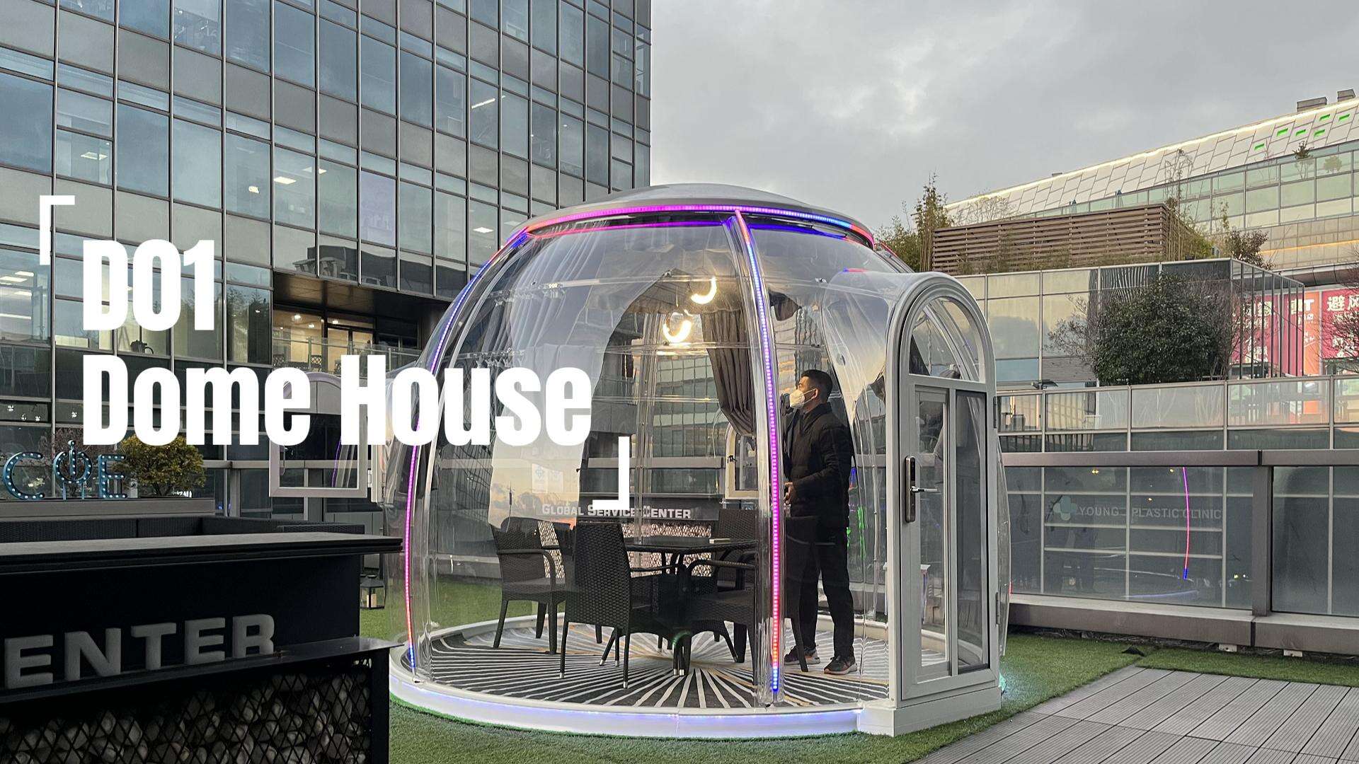 The Ultimate Man Cave/Yoga Studio/Garden Room: A Sunkaer Dome in a Luxury Villa