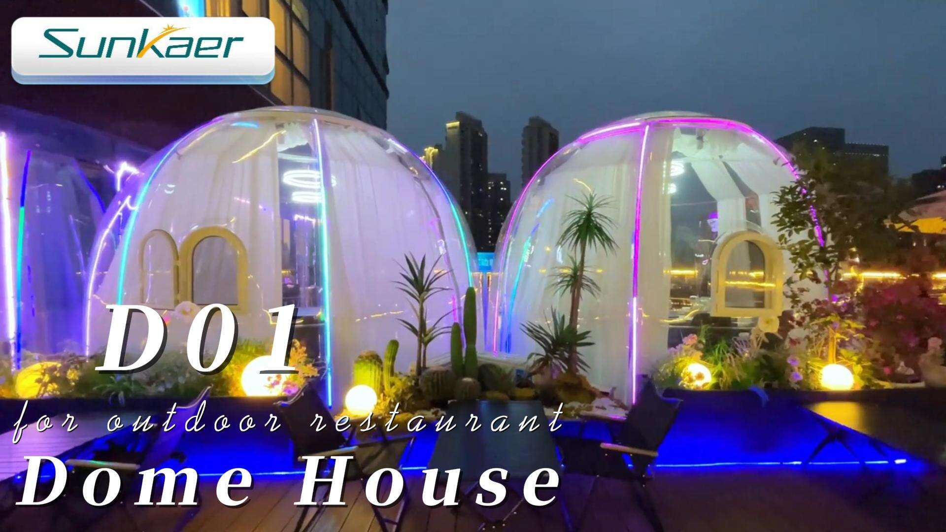 Dining Under the Dome: A Restaurant's Transformation with Sunkaer Polycarbonate Bubble House